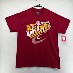 NBA Cleveland Cavaliers T-Shirt Dark Garnet Men's Large Playoffs Champions New - Picture 1 of 8