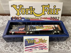 York Fair 2002 America's Heritage Tractor Trailer Fleer Collectible #636 of 700 - Picture 1 of 11