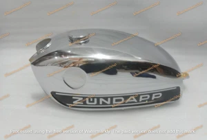 Zundapp KS 50 GTS C 50 KS 80, 5-speed type 530 529 chrome fuel tank with sticker - Picture 1 of 6