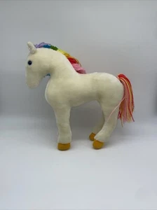 Vintage 1983 Rainbow Brite Starlite 12” Plush Stuffed White Horse Toy Hallmark - Picture 1 of 4
