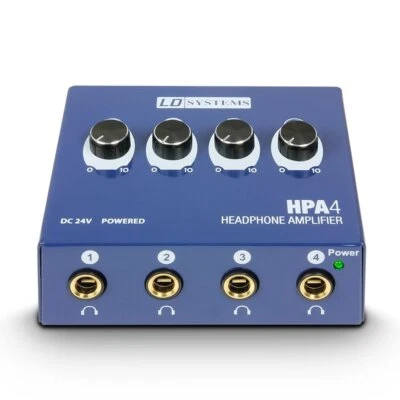 LD Systems HPA 4 Headphone Amplifier, 4-Channel - Image 1 of 3