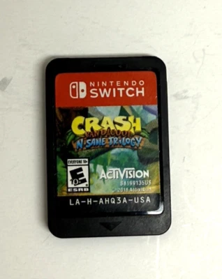 Crash Bandicoot N. Sane Trilogy - Cartucho Nintendo Switch probado FUNCIONA Foto 1 de 4