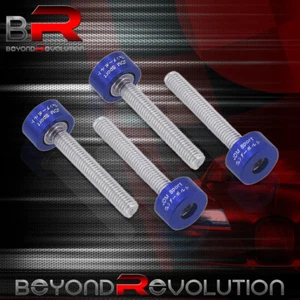 For B Series B16 B18 JDM Sport 4Piece 6mm Metric Distributor Cup Washer Kit Blue - Picture 1 of 2