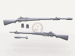 Legend 1/35 M1 Garand Rifle w/M7 Grenade Launcher & En-Bloc Clip (5 pcs) LF3D033 - Picture 1 of 1