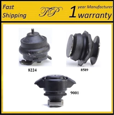 3 件电机和变速器安装适用于 1990 - 1992 大众 CORRADO 1.8L 升 — 第 1/4 张图片