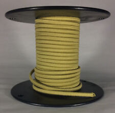 Mustard Gold Cotton Parallel 2 Wire Antique Style Cloth Lamp Cord 6 ft.  minimum