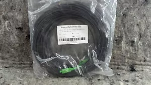 100 ft Armored Fiber Optic Patch Cord SC/APC - SC/APC, Simplex, Singlemode G657A - Picture 1 of 8