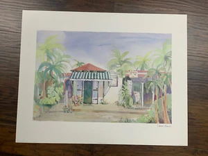 Stampa artistica Sarah Malin 22x28 Isola Paradiso Casa firmata - Foto 1 di 4