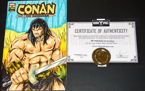 CONAN THE BARBARIAN #25 SKETCH VARIANT (2021 MARVEL) ORIGINAL ART - Picture 1 of 6
