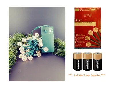 Battery Powered String Lights with 7 function lighting control inc Batteries - Image 1 of 4