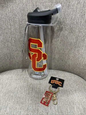 USC Trojans Camelbak 750ml Plastic Water Bottle Southern California  Keychain - Image 1 of 4