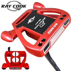 RAY COOK SR-550 RED 2 BALL SPIDER PUTTER 35" +MIDSIZE GRIP / RIGHT HAND PUTTER - Picture 1 of 5