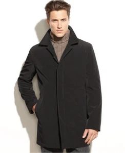 Kenneth Cole New York Herren Trenchcoat mit herausnehmbarem Futter grau Lg $ 350 - Bild 1 von 11