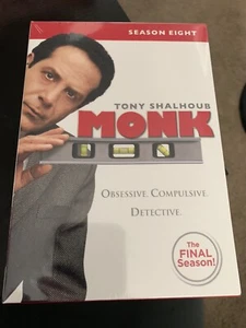 monk season 8 dvd box set universal #61111738 - Picture 1 of 2