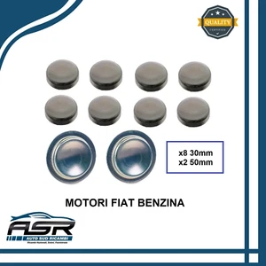 KIT TAPPI MONOBLOCCO FUSIONE ALFA ROMEO FIAT LANCIA MOTORI FIRE 50mm+30mm - Foto 1 di 2