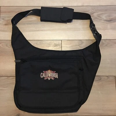 Disney’s California Adventure Air Tex Bandolera Mensajero Maletín Bolso Negro Foto 1 de 4