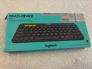 logitech k380 multi-device bluetooth keyboard,Grey (Like New) - Picture 1 of 5