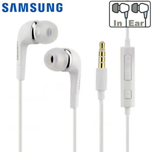 Original Samsung Stereo Kopfhörer Headset für alle Samsung Modelle Weiß EHS64
