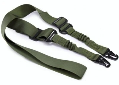 Tactical 2 Point Gun Sling Strap Rifle Belt Shooting Hunting Camping Accessories - Image 1 of 4