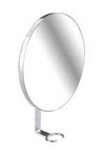 WENKO Schmink Spiegel Kosmetik Rasier Bad Anti Beschlag ohne Bohren Gäste WC