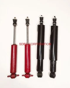 1968-1969 Chevrolet Camaro w / Single Leaf Springs Gabriel Gas Shocks Frt & Rear - Imagen 1 de 4