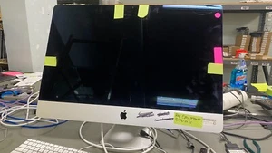 Apple iMac 5K Late 2015 MK462LL/A A1419 *CRACKED DISP, BAD GPU, NO PWR, AS-IS* - Picture 1 of 6