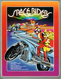 Volante/folleto/anuncio de pinball Space Rider Atari Atari - como nuevo - Imagen 1 de 3