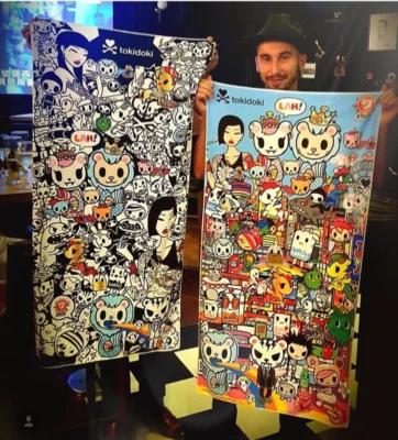 Toalla deportiva tokidoki STGCC Singapur Comic Con Foto 1 de 4