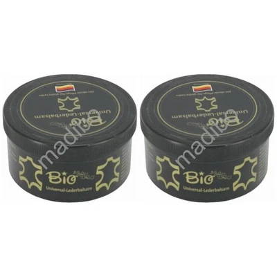 32.80 Euro per 1 Liter 2 x Organic Universal Leather Balm Cleans Nourishes Shoes Leather - Image 1 of 3
