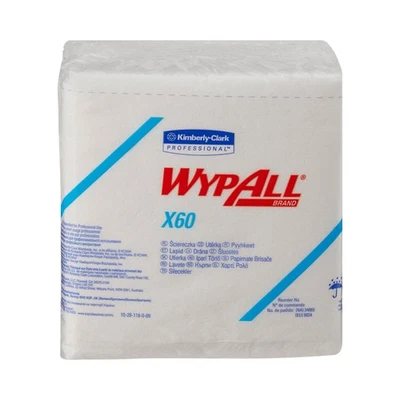 WypAll X60 Reusable Washcloth Task Wipes 12 X 12.5" 34865 Case of 912 Wipes - Image 1 of 4