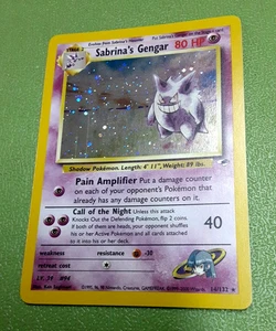 Sabrina's GENGAR 014/132 Gym Heroes HOLO Rare! - Bild 1 von 12