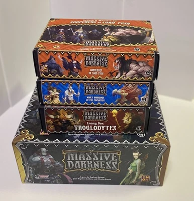 Massive Darkness 1 w/ 4 Expansions  - Excellent Condition - Image 1 of 4