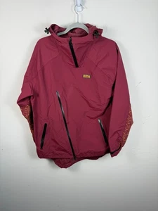 Kith Ronnie Fieg Furman "Central Park" Anorak wasserdichte Kapuzenjacke weinrot - Bild 1 von 6