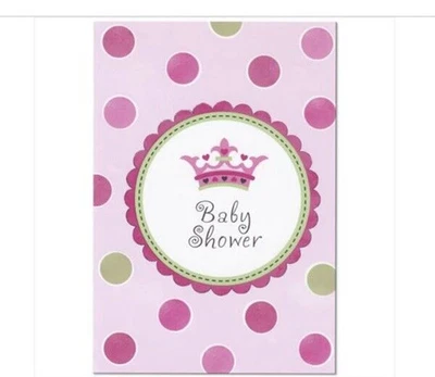 New Little Princess Invitations W/ Env. (8ct) - Image 1 of 3