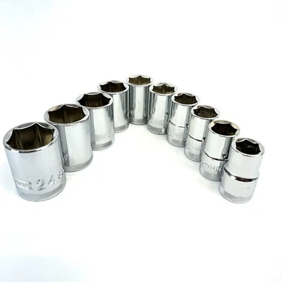 Dewalt 1/2 Drive Metric Sockets 6pt 10pc - Image 1 of 4