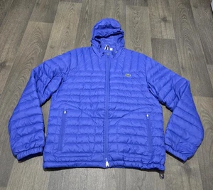 Lacoste ' Hooded Padded & Insulated Jacket - Mens XL ( 6 ) - Blue - Picture 1 of 8