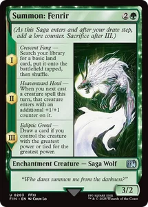 x1 Summon: Fenrir FIN Final Fantasy MTG 203 M/NM 1x - Bild 1 von 3