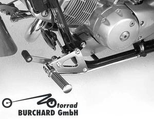 Reposapiés 16 cm adelantado palanca original para Honda VT 125 Shadow con ITV - Imagen 1 de 2
