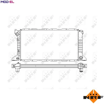RADIATOR ENGINE COOLING 54754 FOR 4BC/4CC/4FA/4EB/4GA/4GB/4GC/4HA/4HB/4HC 2.5L - Image 1 of 4