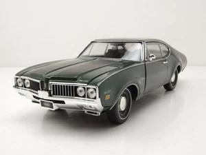 Oldsmobile Coltellaccio W-31 Posta Coupè Mcacn 1969 Verde Modellino Auto 1:18 - Foto 1 di 10