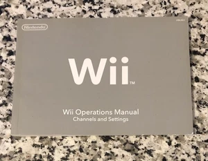 Wii Manuale Operazioni Canali E Impostazioni - Spedizione Gratuita! - Foto 1 di 3
