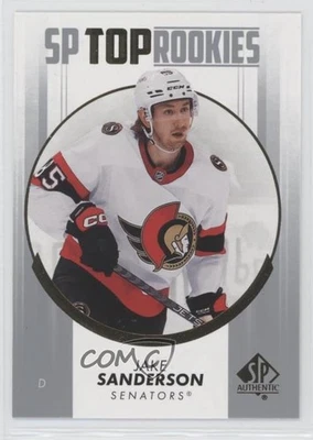 2022-23 SP Authentic Top Rookies Jake Sanderson #TR-50 RC - Image 1 of 3