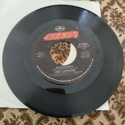 45 ~Def Leppard: "Photograph / Action! Not Words" 1983 Mercury (NM-) - Image 1 of 2