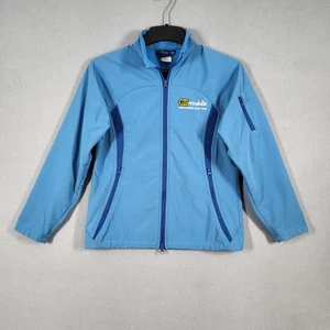 Chaqueta móvil Best Buy para mujer M azul cremallera completa uniforme - Imagen 1 de 19