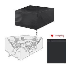 (120*120*74)Outdoor Garden Oxford Cloth Waterproof Table Chair Dust Cover AS - Picture 1 of 11