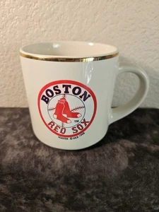 Boston Red Sox Baseball Mug with gold trim 1998 - Picture 1 of 9