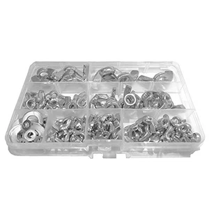, Juego de 100 piezas de acero inoxidable con kit de 52 arandelas L8T47943 - Imagen 1 de 7