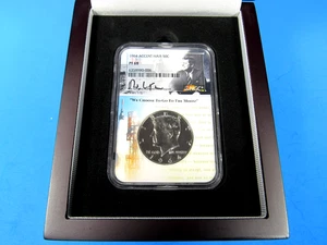1964 P Accented Hair, Silver Kennedy Half Dollar NGC Pf 68 - Picture 1 of 9