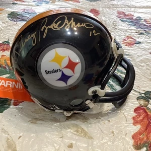 Terry Bradshaw AUTOGRAPH Pittsburgh Steelers Mini Helmet w/ *COA* SIGNED - Picture 1 of 10
