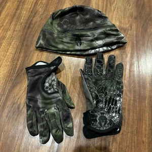 Kryptek - Kiska Beanie + Krypton Gloves (Medium) - Camo Hunting Set - Picture 1 of 5